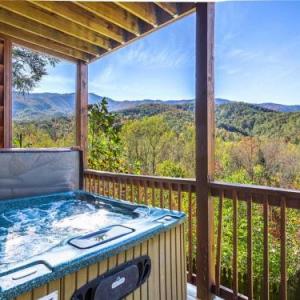 Naughty by Nature 1 Bedroom Sleeps 2 Hot Tub Mountain Views WiFi