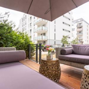 Frankfurt City Center Apartment near Fair with Garden Lounge