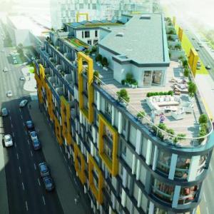 Apartement Blanc Harfa design Prague