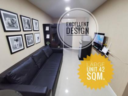42sqm near Wutthakat BTS/15 min  wifi 1000/200MB