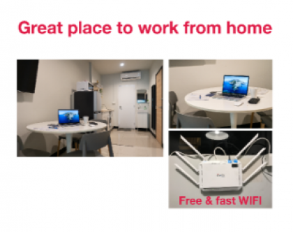 S2 Silom Large room 4-6 guests Full kitchen WIFI - image 19