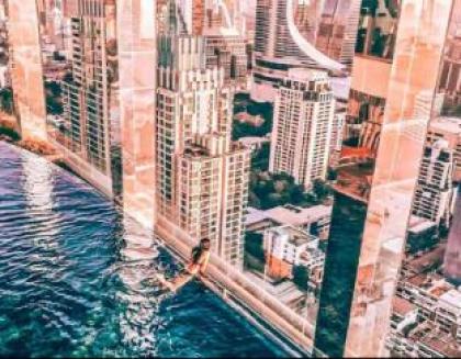 Rooftop Infinity Sky Pool  Near to Central World