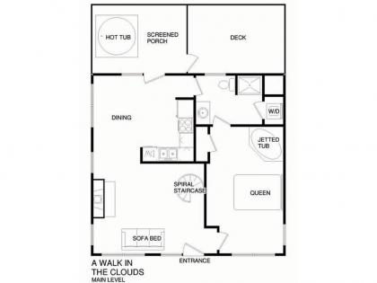 A Walk in the Clouds 1 Bedroom Sleeps 4 Pool Table Hot Tub Pets - image 19