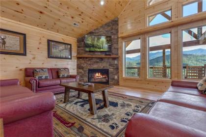 All About the View 6 Bedrooms theater mountain View New Construction Sleeps 12 Gatlinburg Tennessee