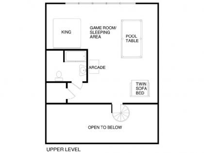 Simply Unforgettable 1 Bedroom Pool Table Arcade Hot Tub Sleeps 6 - image 11