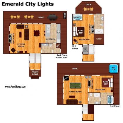 Emerald City Lights #203 by Aunt Bug's Cabin Rentals - image 3