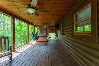 Greenbrier Woods Log Cabin with Hot Tub Stone Wood Fireplace Covered Deck and Close to Gatlinburg - image 24