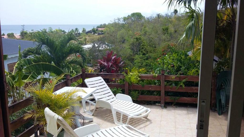 Studio avec vue sur la mer jardin clos et wifi a Marigot a 1 km de la plage - main image