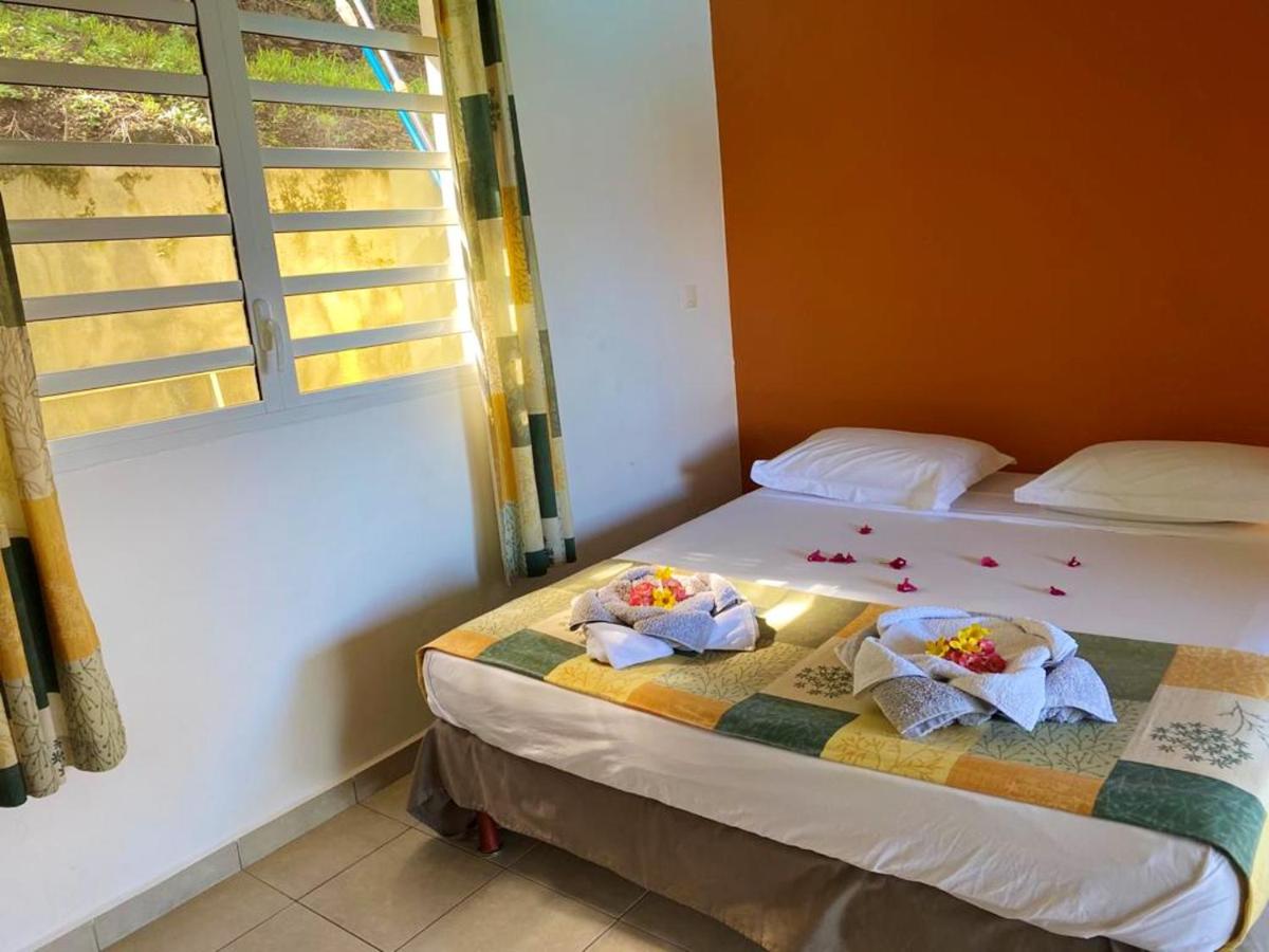 Bungalow de 2 chambres avec vue sur la mer piscine partagee et jardin clos a Vieux Habitants a 6 km de la plage - image 4