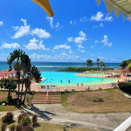 Studio a Saint Francois a 50 m de la plage avec piscine partagee jardin clos et wifi Guadeloupe 
