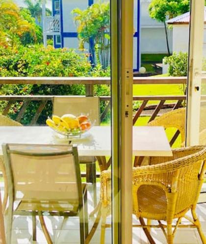 Appartement de 2 chambres a Saint Francois a 100 m de la plage avec piscine partagee terrasse amenagee et wifi