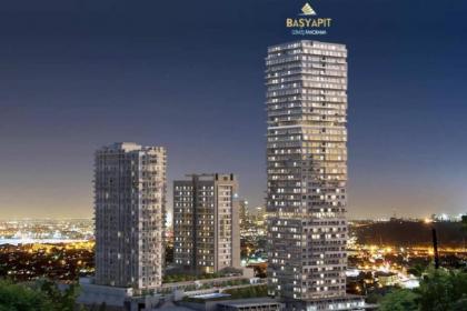 sea and lake view modern building luxurious furniture residential complex top floor Istanbul