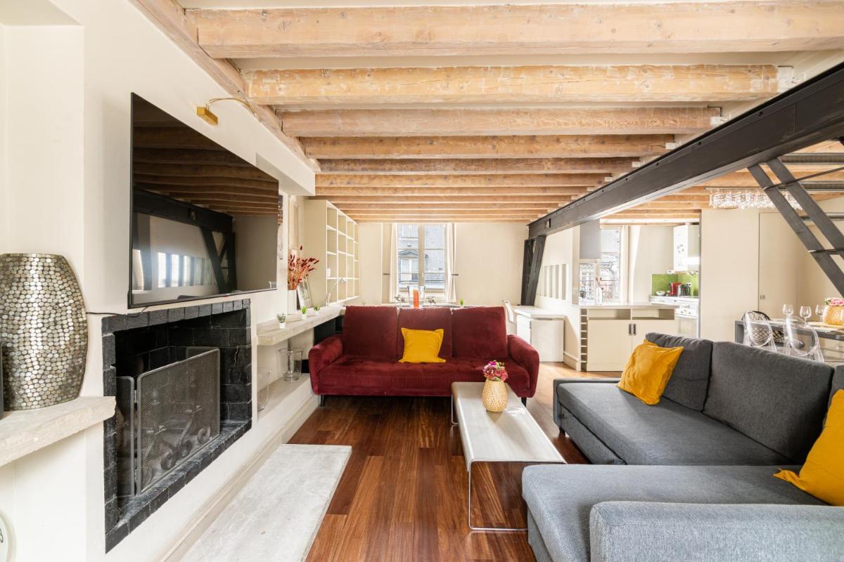 Appartement Quartier Mezzanine & 1BR Le Marais Temple Free Netflix - main image